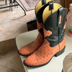 Luskeys RYONS 91/2D BEAUTIFUL OSTRICH BOOTS